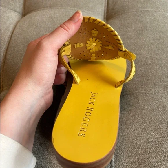 Jack Rogers Yellow Sandals - Picture 2 of 3